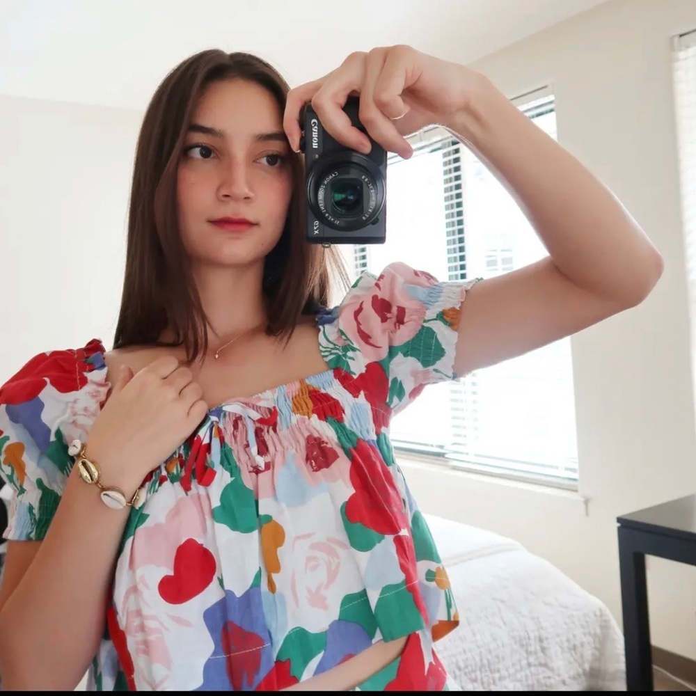 Faithfull The Brand Lilla Top Anita Floral Print